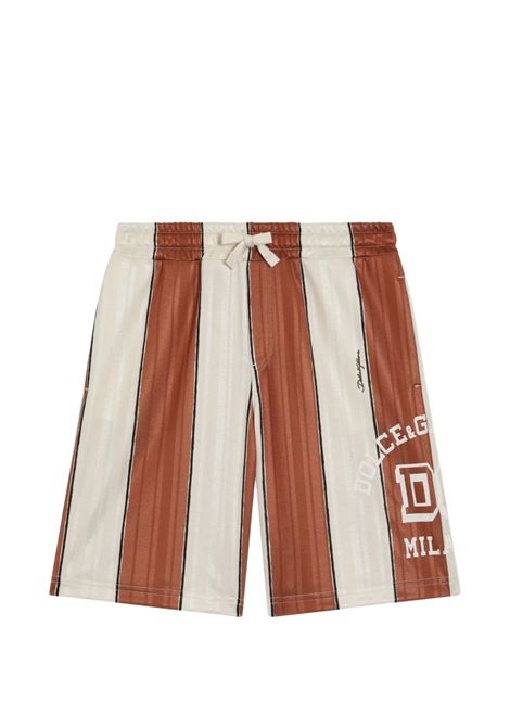 Bermuda a righe DOLCE & GABBANA KIDS | L4JQXA HS7Q5HQ5XM